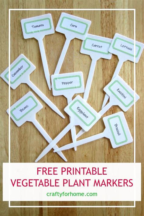Free Printable Garden Labels For Plants